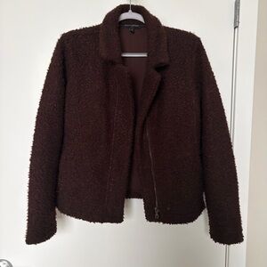 Banana Republic Dark Brown Teddy Jacket